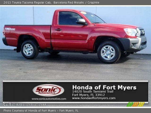 2013 Toyota Tacoma Regular Cab in Barcelona Red Metallic