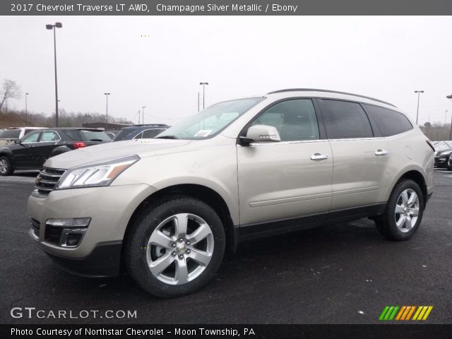 2017 Chevrolet Traverse LT AWD in Champagne Silver Metallic