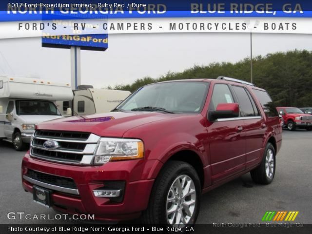 2017 Ford Expedition Limited in Ruby Red