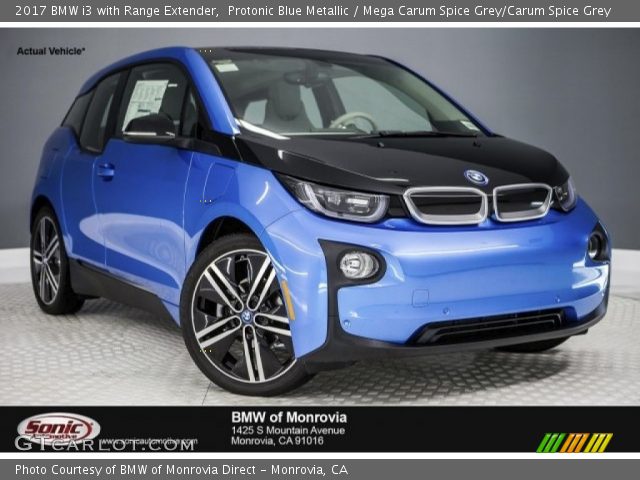 2017 BMW i3 with Range Extender in Protonic Blue Metallic