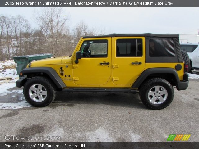 2009 Jeep Wrangler Unlimited X 4x4 in Detonator Yellow