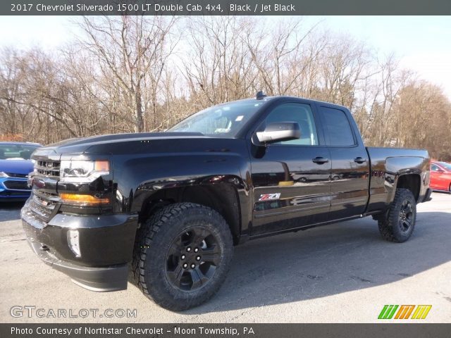 2017 Chevrolet Silverado 1500 LT Double Cab 4x4 in Black