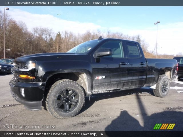 2017 Chevrolet Silverado 1500 LT Double Cab 4x4 in Black