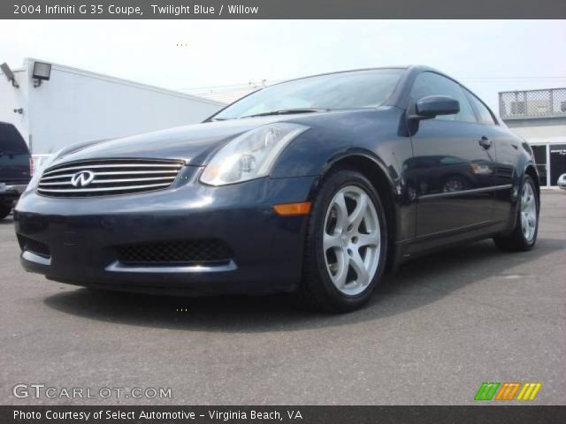 2004 Infiniti G 35 Coupe in Twilight Blue