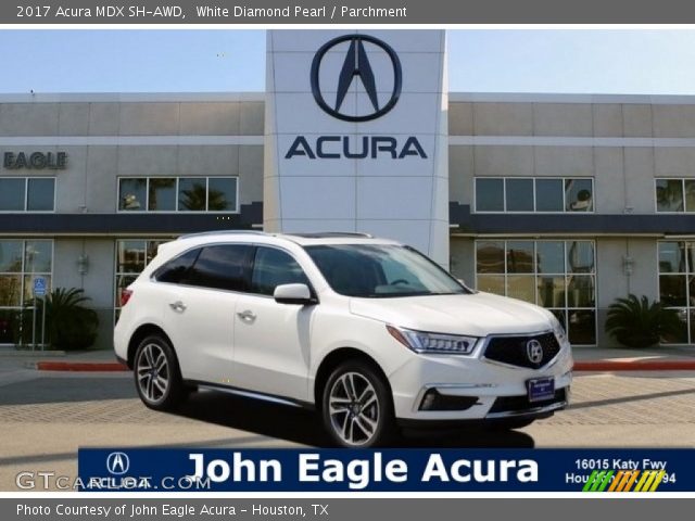 2017 Acura MDX SH-AWD in White Diamond Pearl