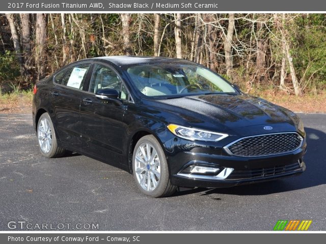 2017 Ford Fusion Titanium AWD in Shadow Black