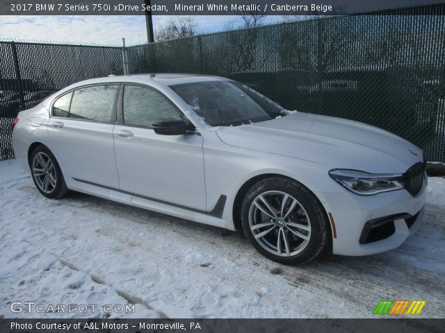 2017 BMW 7 Series 750i xDrive Sedan in Mineral White Metallic