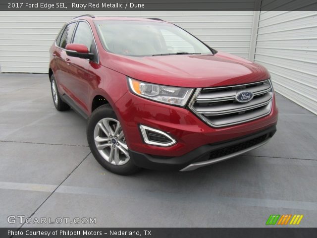 2017 Ford Edge SEL in Ruby Red Metallic