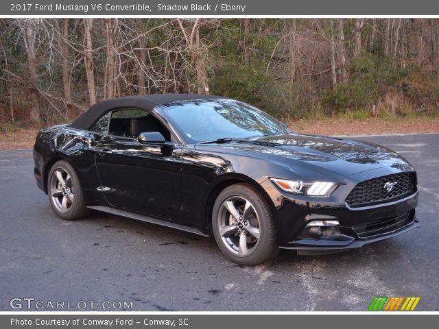 2017 Ford Mustang V6 Convertible in Shadow Black