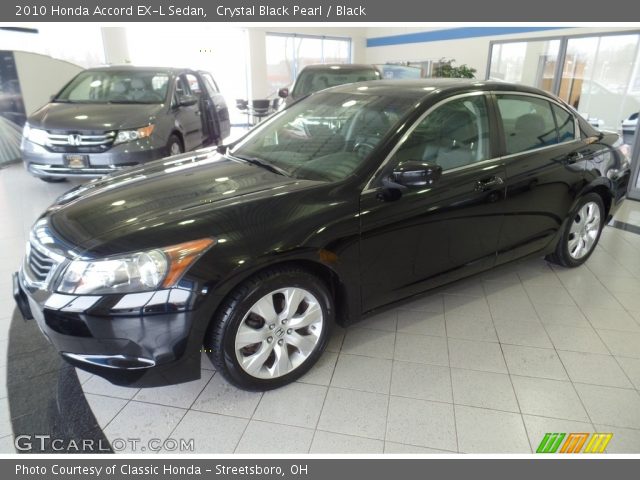 2010 Honda Accord EX-L Sedan in Crystal Black Pearl