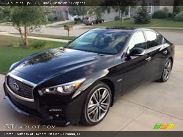 2015 Infiniti Q50 3.7 in Black Obsidian