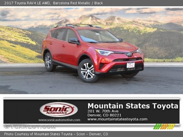 2017 Toyota RAV4 LE AWD in Barcelona Red Metallic