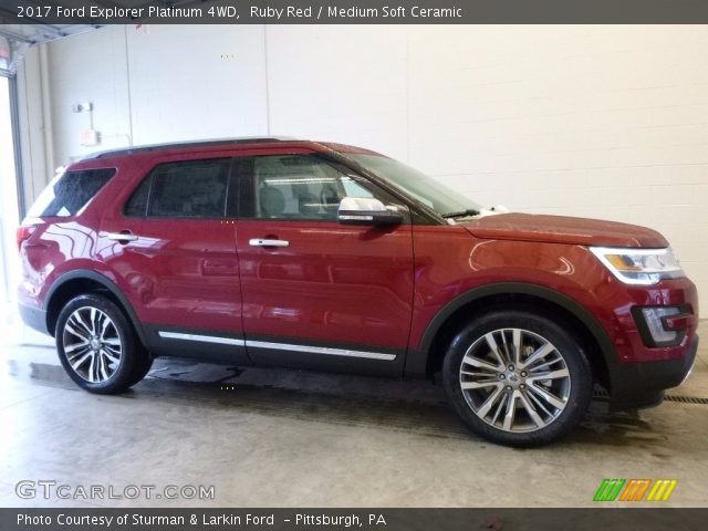 2017 Ford Explorer Platinum 4WD in Ruby Red
