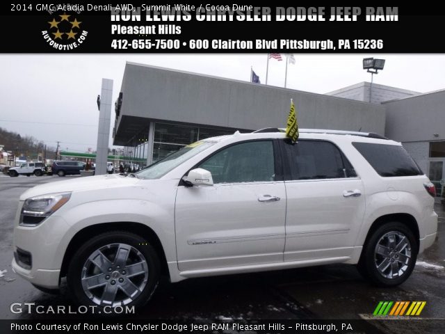 2014 GMC Acadia Denali AWD in Summit White