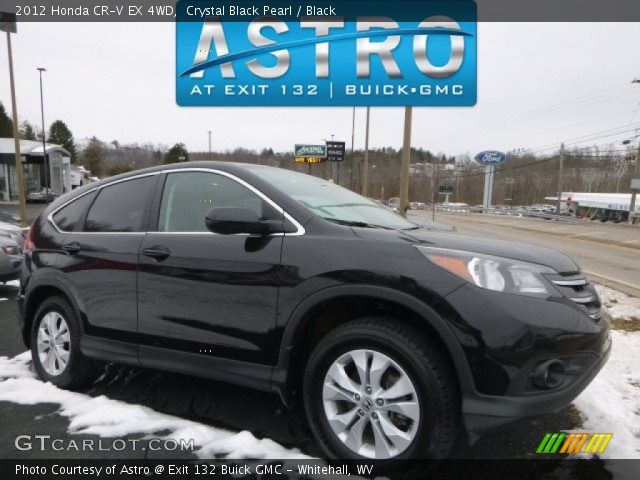 2012 Honda CR-V EX 4WD in Crystal Black Pearl