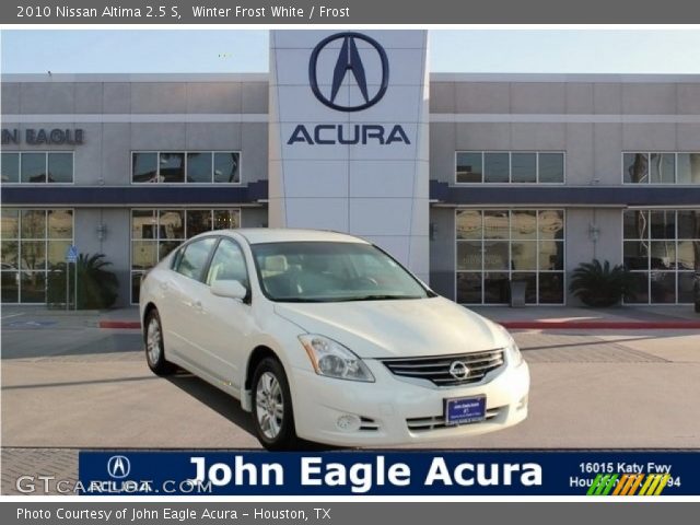 2010 Nissan Altima 2.5 S in Winter Frost White