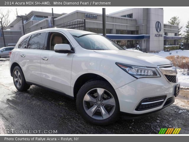 2014 Acura MDX SH-AWD in White Diamond Pearl