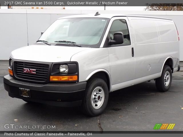 2017 GMC Savana Van 3500 Cargo in Quicksilver Metallic