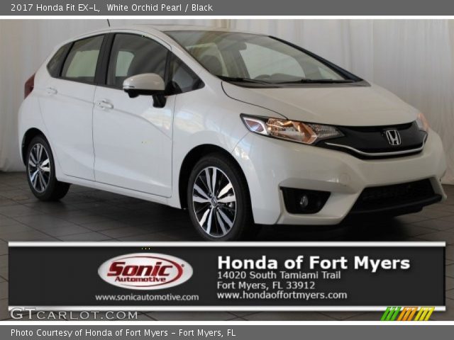 2017 Honda Fit EX-L in White Orchid Pearl