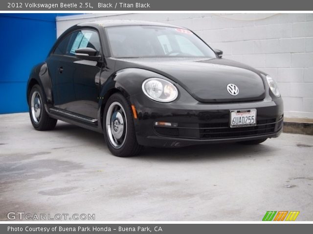 2012 Volkswagen Beetle 2.5L in Black