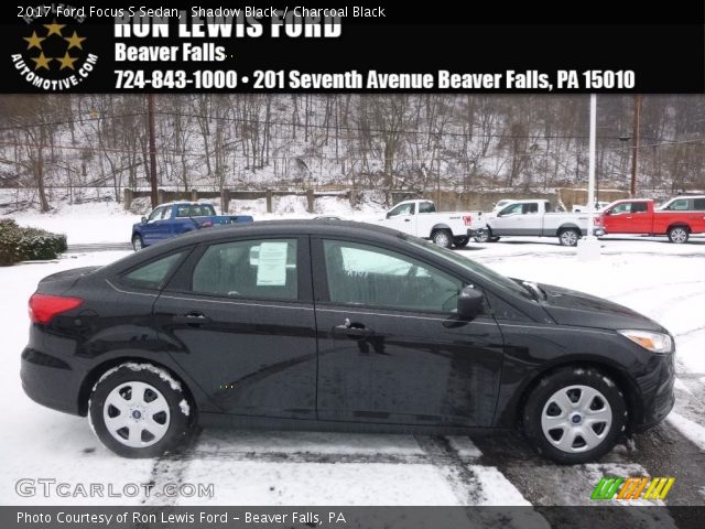 2017 Ford Focus S Sedan in Shadow Black
