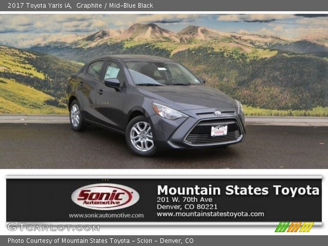 2017 Toyota Yaris iA  in Graphite