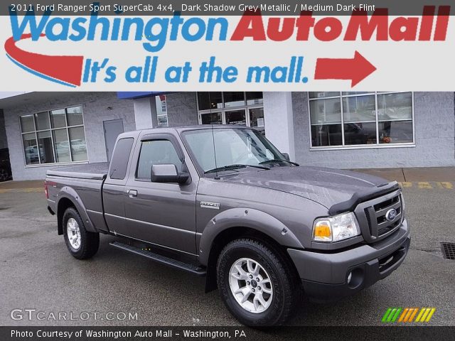 2011 Ford Ranger Sport SuperCab 4x4 in Dark Shadow Grey Metallic
