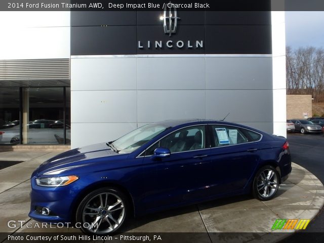 2014 Ford Fusion Titanium AWD in Deep Impact Blue