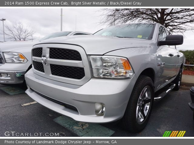 2014 Ram 1500 Express Crew Cab in Bright Silver Metallic