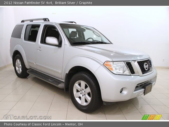 2012 Nissan Pathfinder SV 4x4 in Brilliant Silver