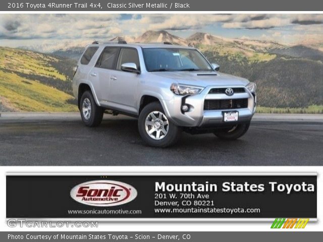 2016 Toyota 4Runner Trail 4x4 in Classic Silver Metallic