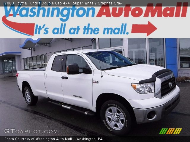 2008 Toyota Tundra Double Cab 4x4 in Super White