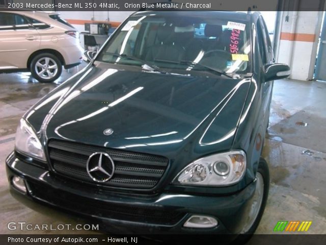 2003 Mercedes-Benz ML 350 4Matic in Orion Blue Metallic
