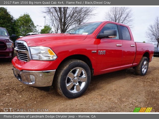 2017 Ram 1500 Big Horn Quad Cab 4x4 in Flame Red