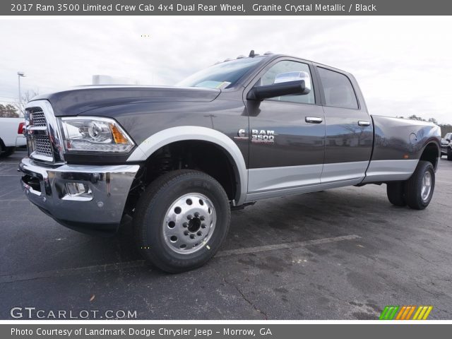 2017 Ram 3500 Limited Crew Cab 4x4 Dual Rear Wheel in Granite Crystal Metallic