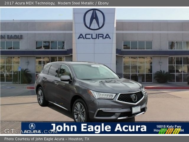 2017 Acura MDX Technology in Modern Steel Metallic