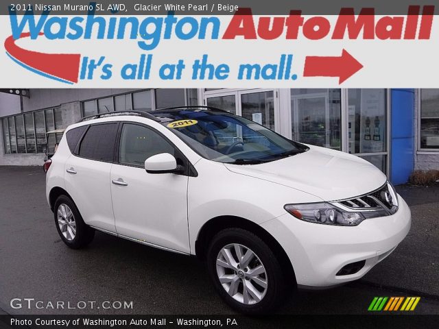 2011 Nissan Murano SL AWD in Glacier White Pearl