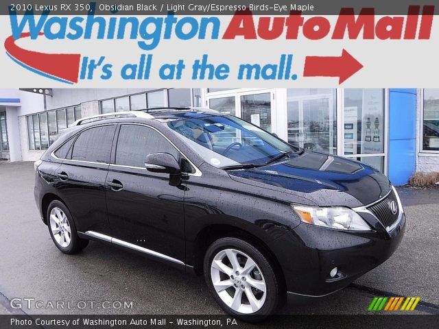 2010 Lexus RX 350 in Obsidian Black