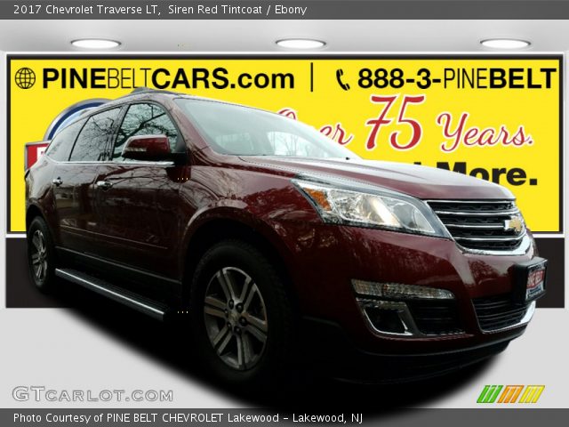 2017 Chevrolet Traverse LT in Siren Red Tintcoat