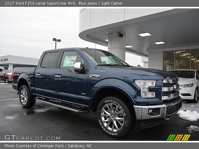 2017 Ford F150 Lariat SuperCrew 4X4 in Blue Jeans