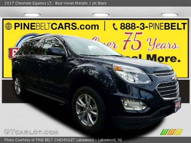 2017 Chevrolet Equinox LT in Blue Velvet Metallic