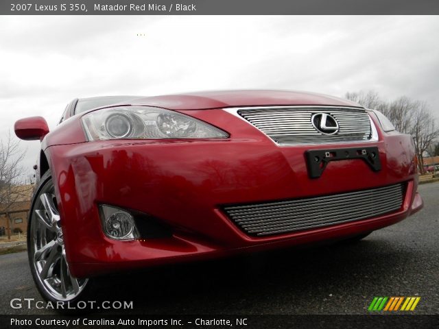 2007 Lexus IS 350 in Matador Red Mica