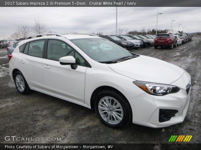 2017 Subaru Impreza 2.0i Premium 5-Door in Crystal White Pearl