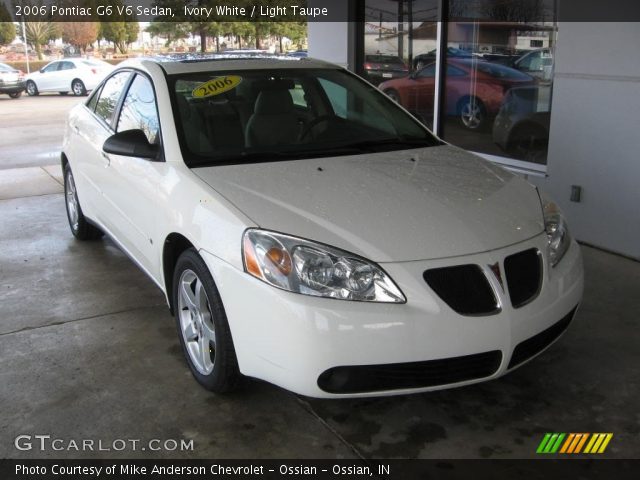 2006 Pontiac G6 V6 Sedan in Ivory White