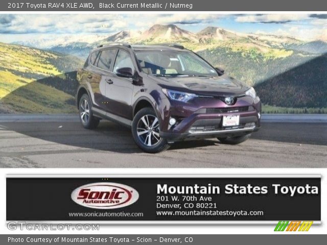 2017 Toyota RAV4 XLE AWD in Black Current Metallic