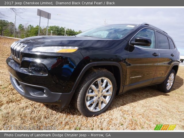 2017 Jeep Cherokee Limited in Diamond Black Crystal Pearl