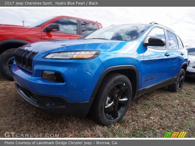2017 Jeep Cherokee Sport in Hydro Blue Pearl