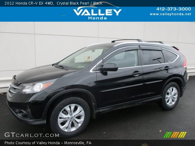 2012 Honda CR-V EX 4WD in Crystal Black Pearl