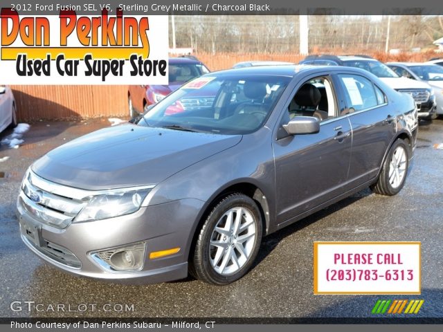 2012 Ford Fusion SEL V6 in Sterling Grey Metallic