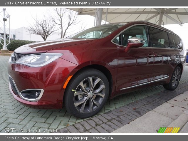 2017 Chrysler Pacifica Limited in Velvet Red Pearl